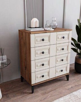 Terra 4 Çekmeceli Şifonyer / %100 MDF / Ücretsiz Kurulum - Teslimat / Aytaşı