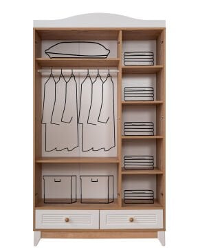 Sidney 3 Kapılı Dolap