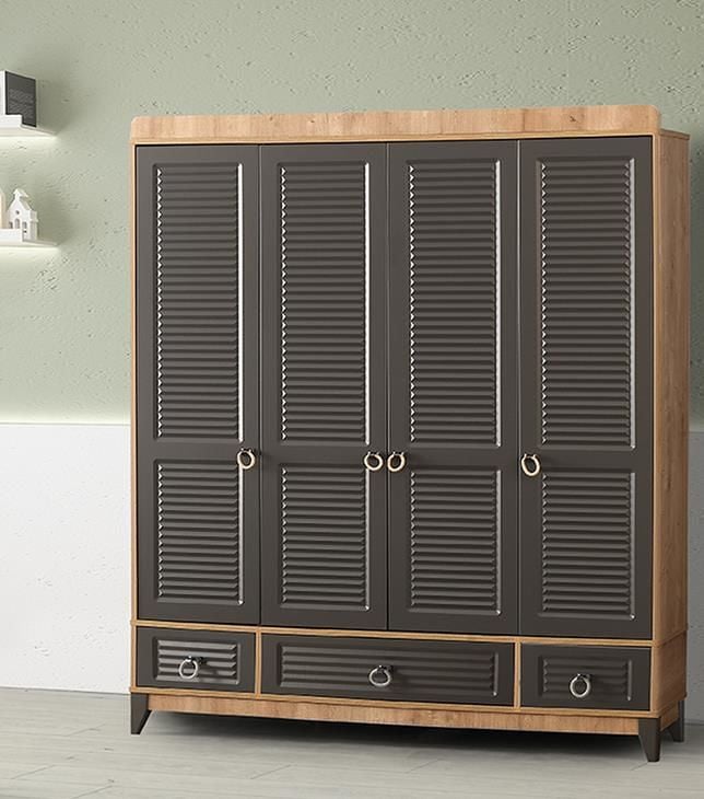 İkon 4 Kapılı Dolap