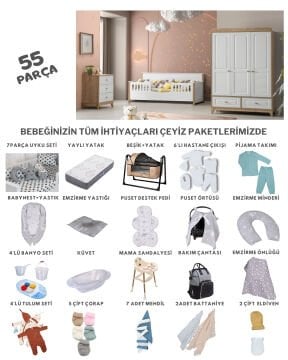Milano Bebek Çeyiz Paketi