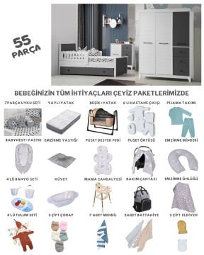 Olivya Sim Bebek Çeyiz Paketi