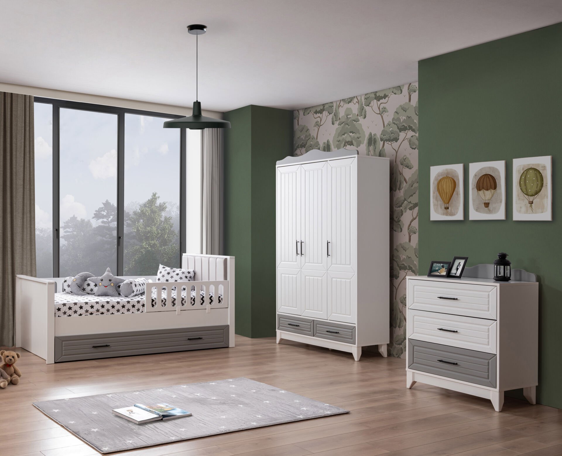 Ottoman Grey Bebek ve Çocuk Odası