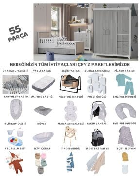 Nirvana Karyolalı Çeyiz Paketi