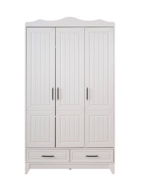 Ottoman Beyaz 3 Kapılı Dolap