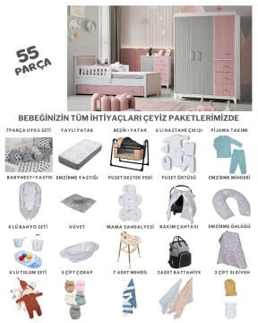 Sofya Karyolalı Çeyiz Paketi