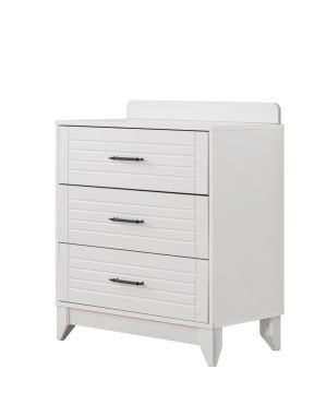 Panjur Beyaz 3 Çekmeceli Şifonyer