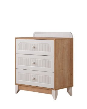 Mira Meşe 3 Çekmeceli Şifonyer