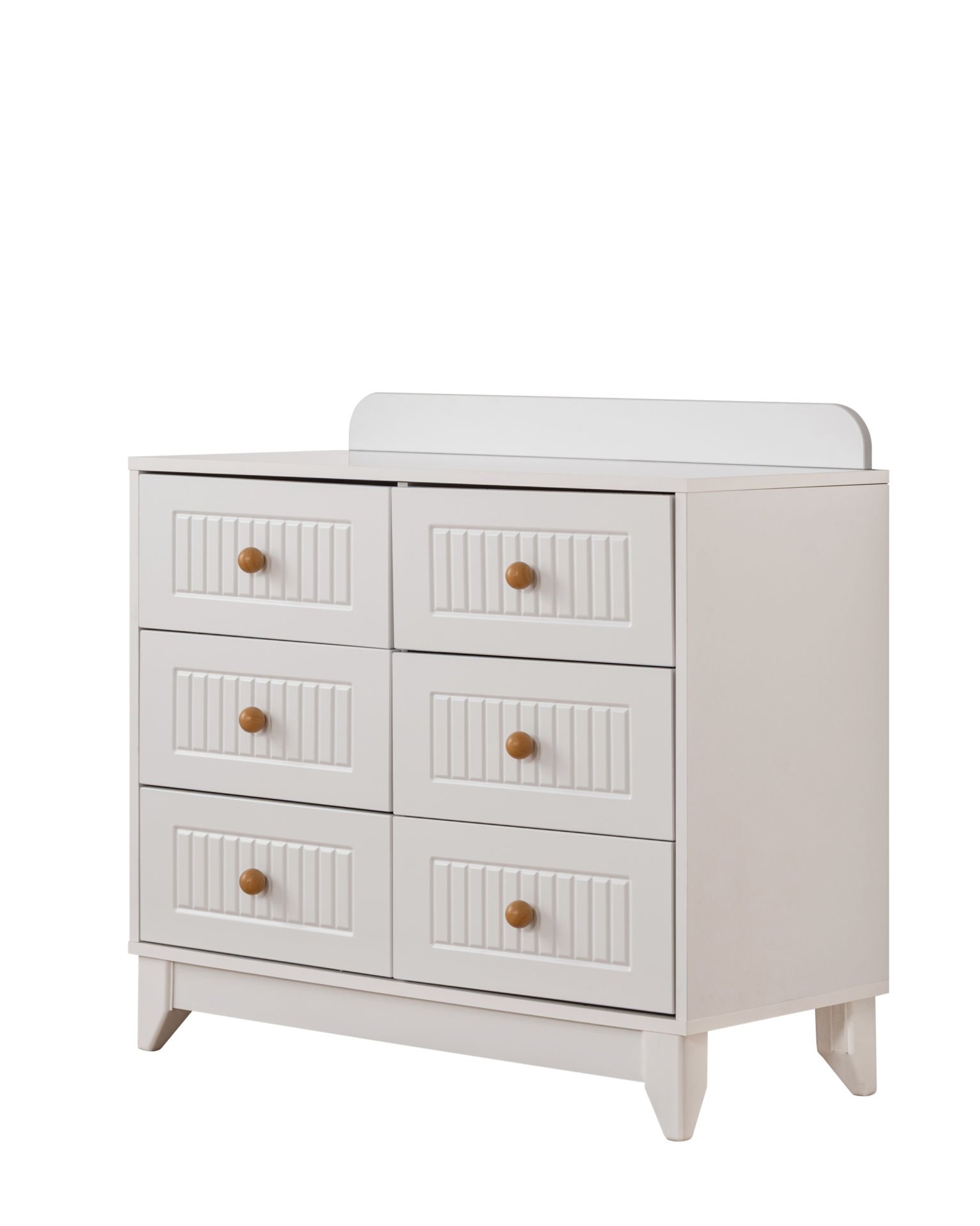 Paris Beyaz 6 Çekmeceli Şifonyer