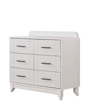 Panjur Beyaz 6 Çekmeceli Şifonyer