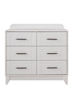 Panjur Beyaz 6 Çekmeceli Şifonyer