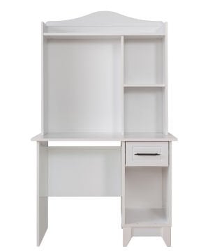 Panjur Beyaz Çalışma Masası