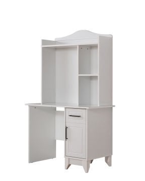 Panjur Beyaz Çalışma Masası