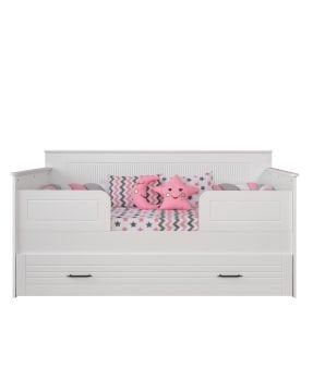 Miracool Panjur Beyaz Yavrulu Sedir Karyola