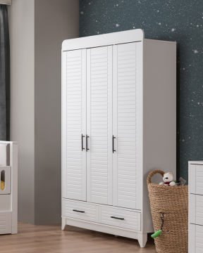 Panjur Beyaz Sedir Çocuk Odası