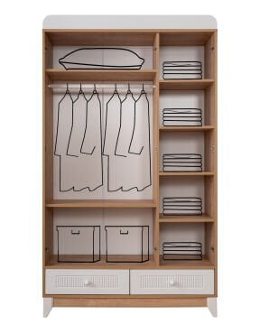 Mira Meşe Large Bebek Ve Çocuk Odası