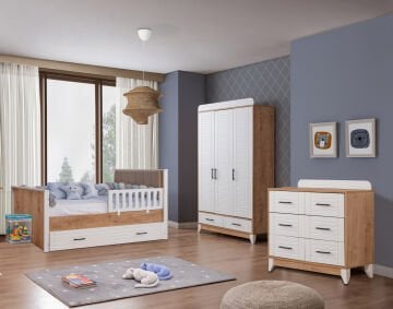 Panjur Meşe Large Bebek Ve Çocuk Odası