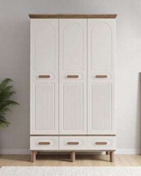 Miracool Otto 3 Kapılı Dolap / %100 MDF / Çam-Aytaşı