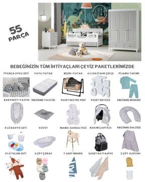 Silver Via Sedir Çeyiz Paketi