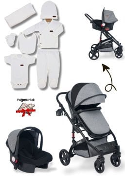 Multi Bebek Seti / Joell Truva Travel Bebek Arabası / Puset / 7'li Hastane Çıkışı