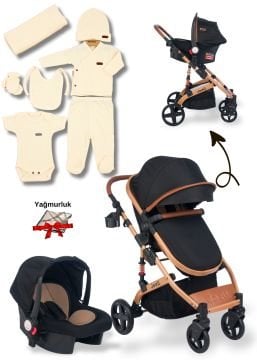 Multi Bebek Seti / Joell Truva Travel Bebek Arabası / Puset / 7'li Hastane Çıkışı