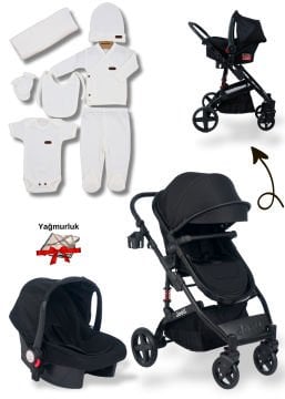 Multi Bebek Seti / Joell Truva Travel Bebek Arabası / Puset / 7'li Hastane Çıkışı