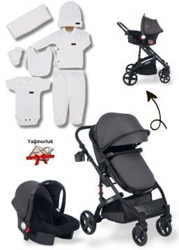 Multi Bebek Seti / Joell Truva Travel Bebek Arabası / Puset / 7'li Hastane Çıkışı