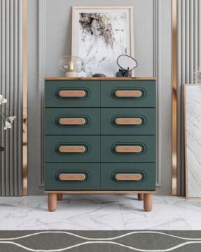 Otto 4 Çekmeceli Şifonyer / %100 MDF / Ücretsiz Kurulum - Teslimat / Haki Yeşil