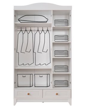 Allende 3 Kapılı Dolap