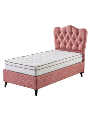 Rose Baza Seti / Tek Kişilik / Yatak+Baza+Başlık