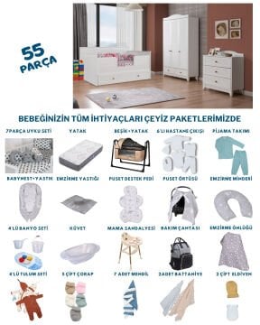 Miracool Allende Sedir Bebek Çeyiz Paketi