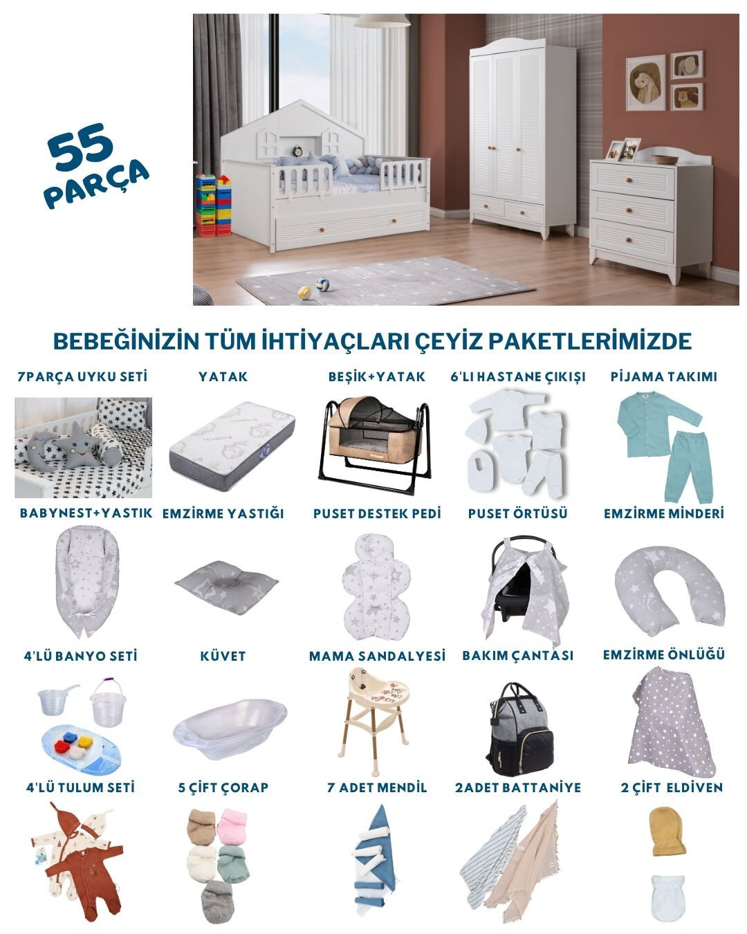 Miracool Allende Montessori Çeyiz Paketi