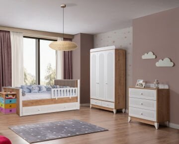 Mira Meşe Bebek ve Çocuk Odası