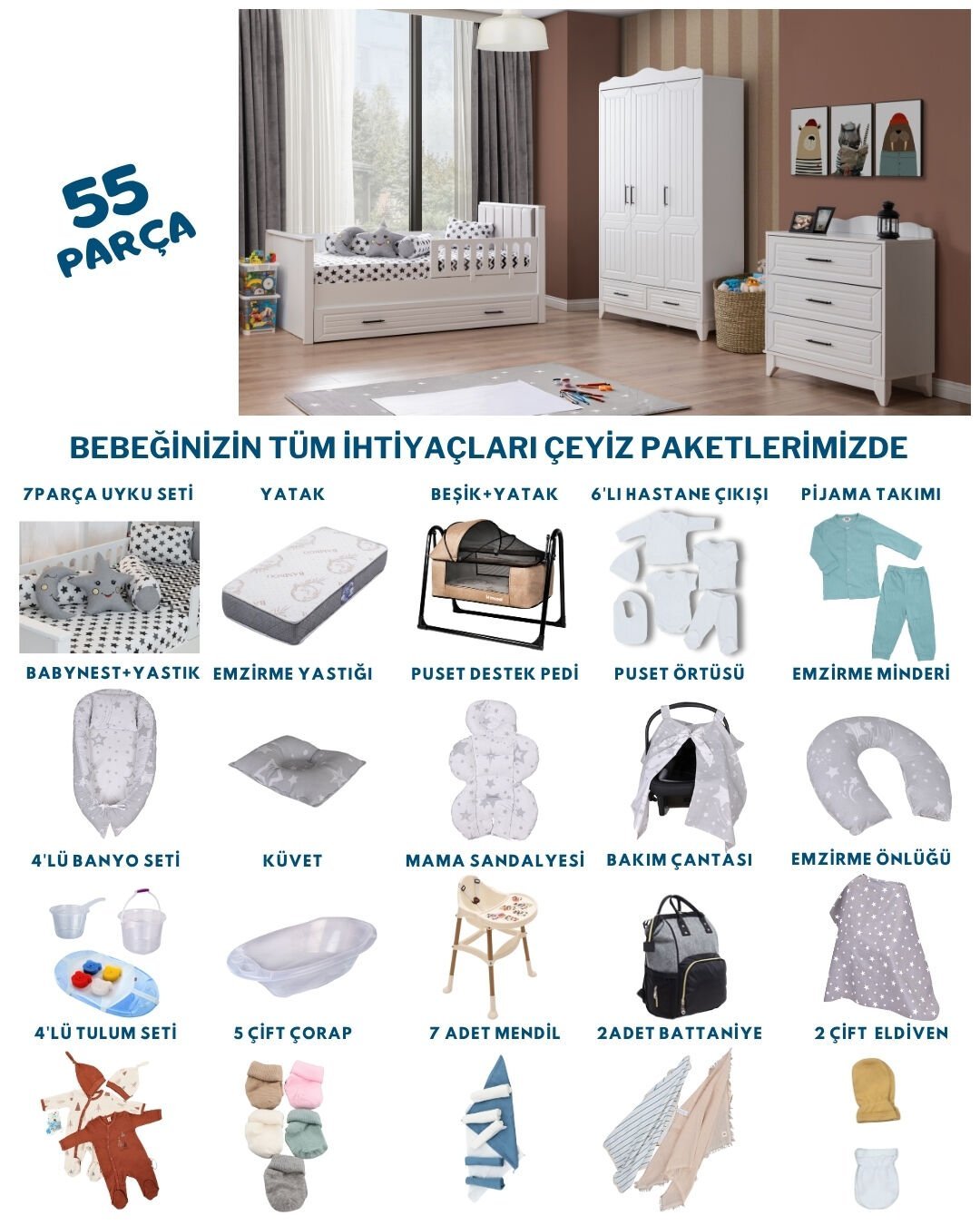 Ottoman Bebek Çeyiz Paketi
