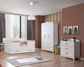 Miracool Ottoman Beyaz Sedir Bebek Çeyiz Paketi