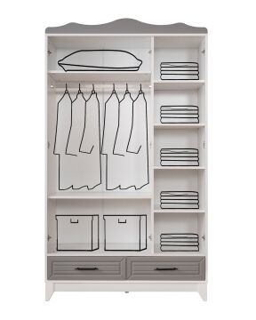 Miracool Ottoman Grey Sedir Bebek Çeyiz Paketi