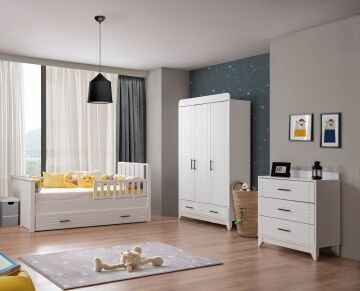 Panjur Beyaz Bebek Çeyiz Paketi