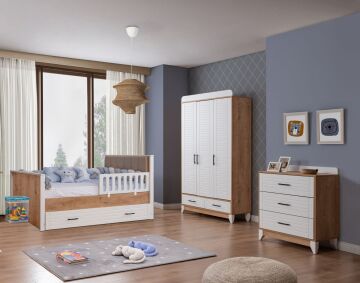 Panjur Meşe Bebek Çeyiz Paketi