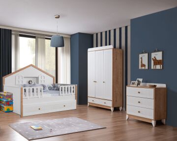 Miracool Paris Meşe Montessori Bebek Çeyiz Paketi