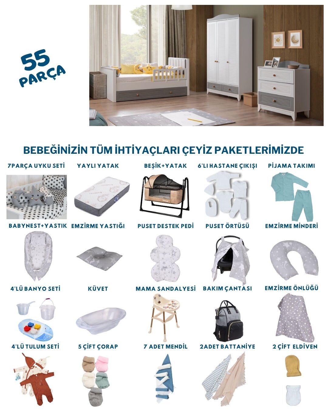 Tokyo Bebek Çeyiz Paketi