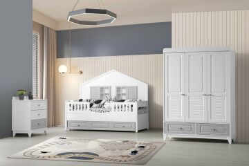 Nova Mia Oda Takımı / Yatak ve Uyku Seti Dahil / Ücretsiz Kurulum