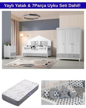 Nova Mia Oda Takımı / Yatak ve Uyku Seti Dahil / Ücretsiz Kurulum