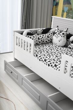 Silver Via Sedir Oda Takımı / Yatak ve Uyku Seti Dahil / Ücretsiz Kurulum