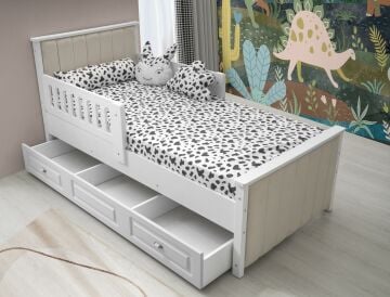 Silver Karyolalı Oda Takımı / Yatak ve Uyku Seti Dahil / Ücretsiz Kurulum