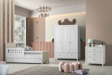 Boss Sim Bebek Odası / Yatak ve Uyku Seti Dahil / Ücretsiz Kurulum