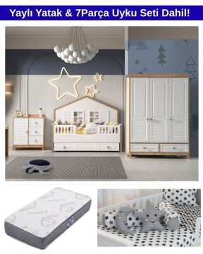 Esla Mia Montessori Oda Takımı / Yatak ve Uyku Seti Dahil / Ücretsiz Kurulum
