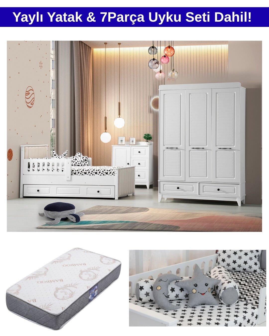 Polo Sim Oda Takımı / Yatak ve Uyku Seti Dahil / Ücretsiz Kurulum