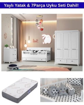 Polo Via Sedirli Oda Takımı / Yatak ve Uyku Seti Dahil / Ücretsiz Kurulum