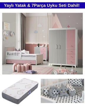 Sofya Karyolalı Oda Takımı / Yatak ve Uyku Seti Dahil / Ücretsiz Kurulum