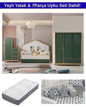 Lacoste Mia Montessori Oda Takımı / Yatak ve Uyku Seti Dahil / Ücretsiz Kurulum