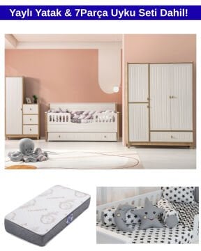 Carmen Via Sedirli Oda Takımı / Yatak ve Uyku Seti Dahil / Ücretsiz Kurulum